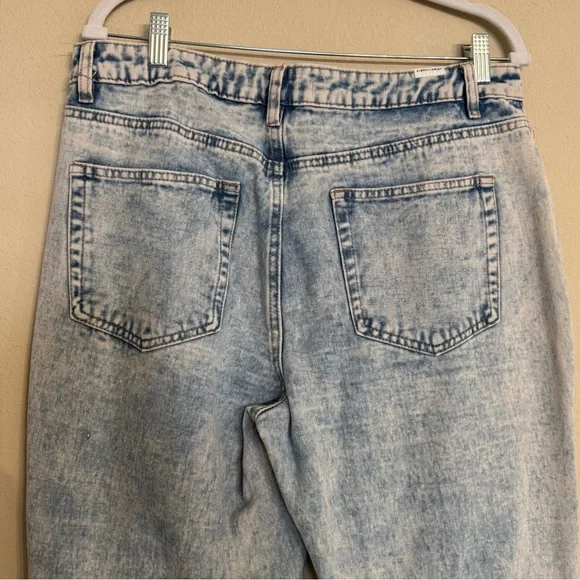 Almost Famous Vintage Jeans Size 15 Acid Wash Patch Distressed Destroyed Flare - Picture 10 of 16